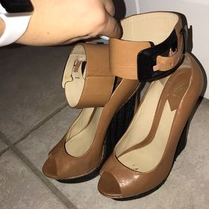 Brown and black belt wedges